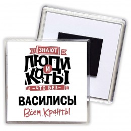 Знают люди и коты, что без Василисы всем кранты