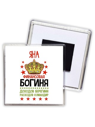 Яна финансовая богиня доходов берегиня расходов командир