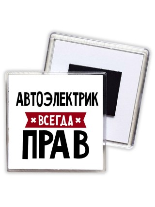 Автоэлектрик всегда прав