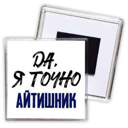 Да, я точно айтишник