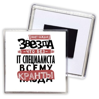 знает каждая звезда, что без it специалиста всему кранты