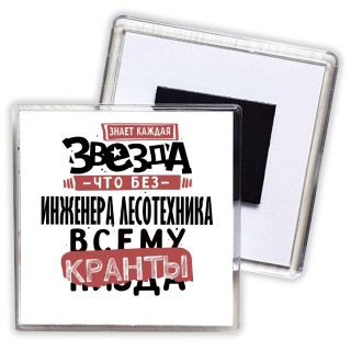 знает каждая звезда, что без инженера лесотехника всему кранты