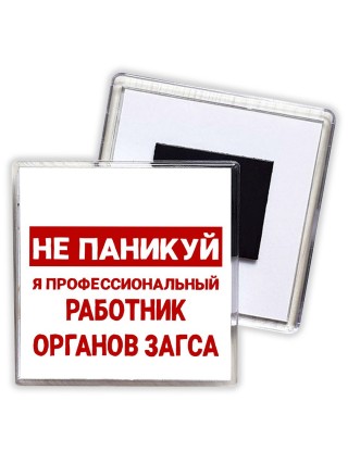 Не паникуй я профессиональный работник органов загса