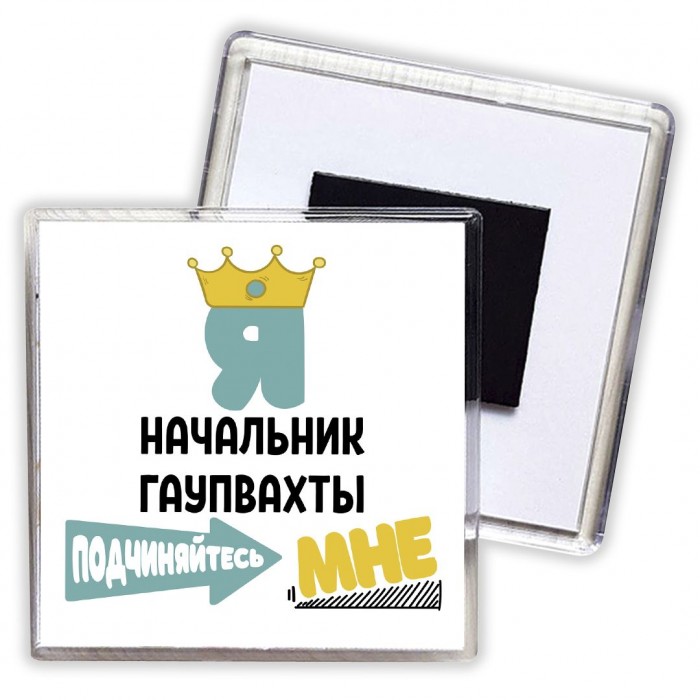 Я начальник гаупвахты подчиняйтесь мне