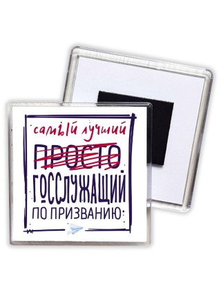 Самый лучший просто ГОССЛУЖАЩИй по призванию