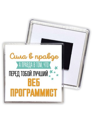 Сила в правде а правда в том, что перед тобой лучший веб программист