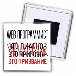 web программист это диагноз это приговор это призвание