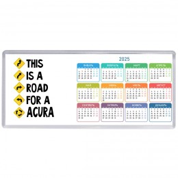 This is a road for a Acura