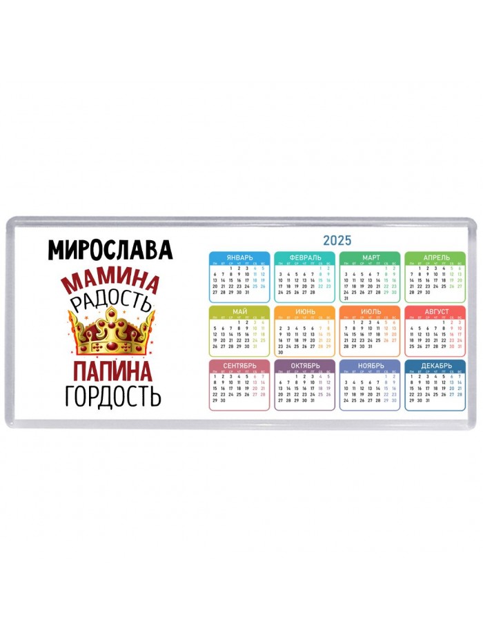 Мирослава мамина радость, папина гордость