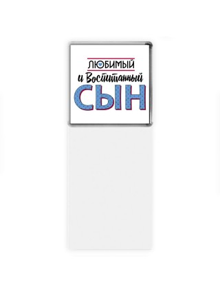 любимый и воспитанный сын