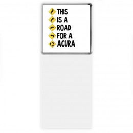 This is a road for a Acura