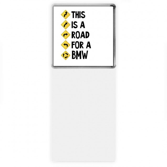 This is a road for a Bmw