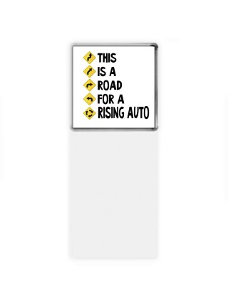 This is a road for a Rising Auto