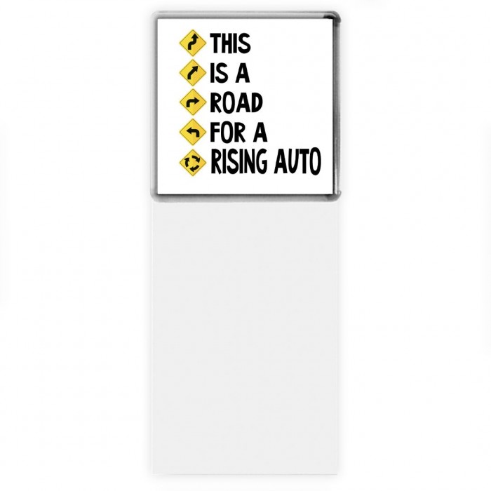 This is a road for a Rising Auto