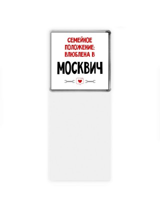 Семейное пололжение - влюблена в Москвич