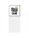 Счастливая владелица Saab