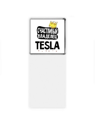Счастливый владелец Tesla