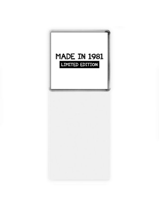 made in 1981 limited edition