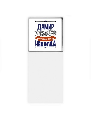 Дамир может всё только ему некогда