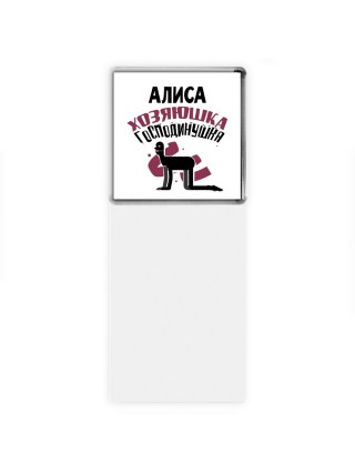 Алиса хозяюшка господинушка