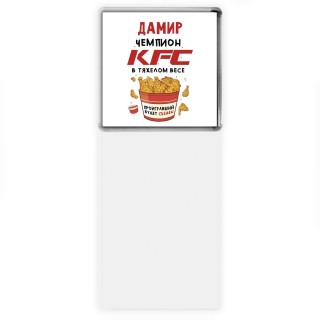 Дамир Чемпион KFC в тяжелом весе