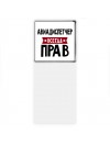 Авиадиспетчер всегда прав