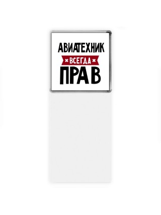 Авиатехник всегда прав
