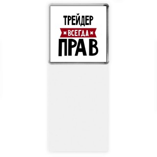 Трейдер всегда прав