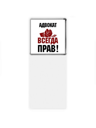 адвокат всегда прав