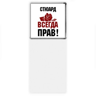 стюард всегда прав