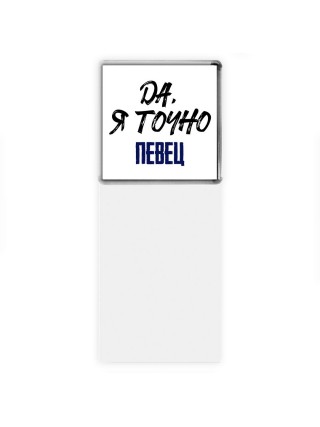Да, я точно певец