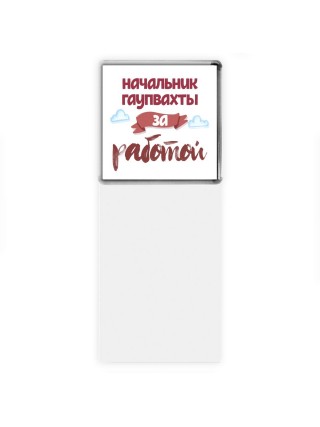 начальник гаупвахты за работой