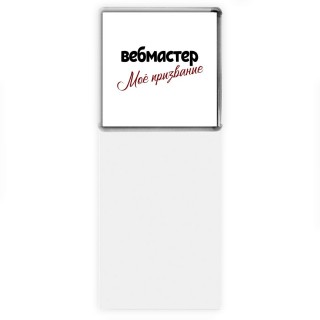 вебмастер моё призвание