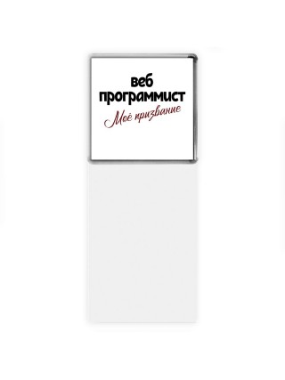 веб программист моё призвание