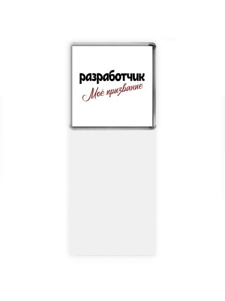 разработчик моё призвание