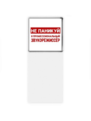 Не паникуй я профессиональный звукорежиссёр