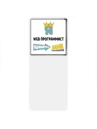 Я web программист подчиняйтесь мне