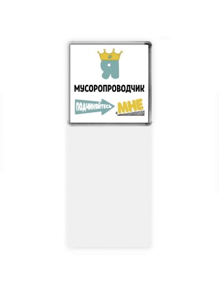 Я мусоропроводчик подчиняйтесь мне