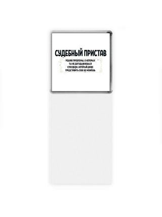 судебный пристав решаю проблемы, о которых ты не догадываешься способом, который даже представить себе не можешь