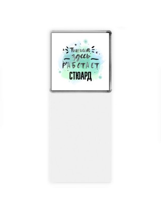 Тишина здесь работает стюард