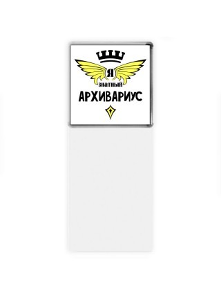 Я знатный архивариус