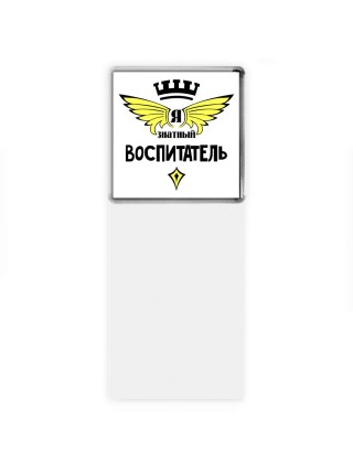 Я знатный воспитатель