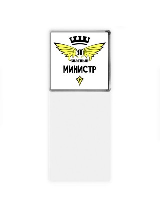 Я знатный министр