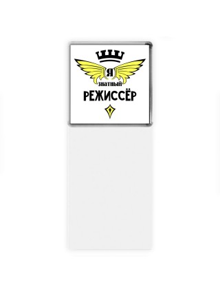 Я знатный режиссёр