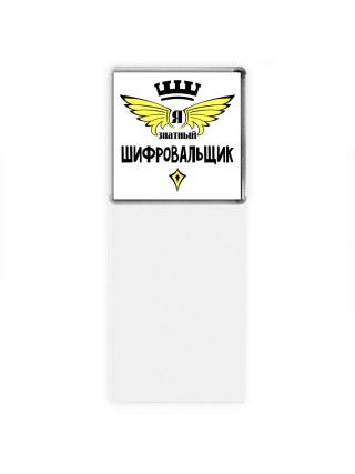 Я знатный шифровальщик