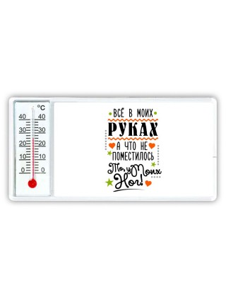 все в моих руках, а что не поместилось, то у моих ног