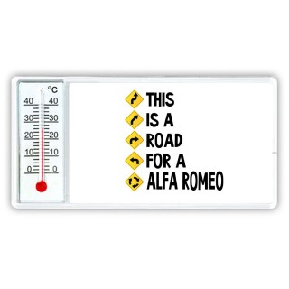 This is a road for a Alfa Romeo