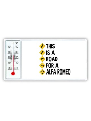 This is a road for a Alfa Romeo