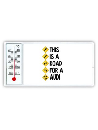 This is a road for a Audi