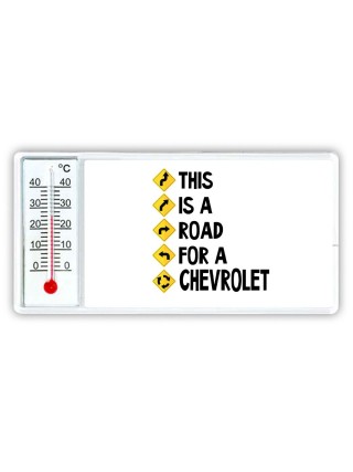 This is a road for a Chevrolet